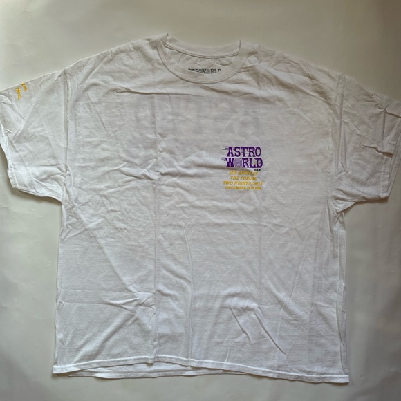Travis Scott Astroworld Tour tee Los Angeles Forum 2018 cactus jack - Picture 3 of 3